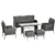 Premium 6-Piece Sectional Patio Furniture and Dining Set
