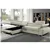 Urban Cali Hollywood Sectional Sofa with Left Chaise in Light Taupe