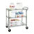 Seville Classics Utility Cart with 3 Shelf Grid System