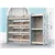 Blue Toy Storage/Organizer with Bins and Bookshelves
