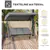 Olive Gray Swing Chair