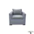 CIEUX Cannes Outdoor Patio Loveseat Conversation Set in CanvasCharcoal