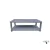CIEUX Cannes Outdoor Patio Loveseat Conversation Set in CanvasCharcoal