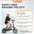 Gyrocopters Rizz Foldable Electric Bike, up to 55 km PAS range,25km/h