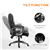 Big and Tall Manager Chair with Powerful Vibration Massage - Black