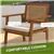 Comfort & Style: Acacia Wood & Wicker Patio Set with Cushions