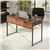 Brown SteelFrame Office Desk