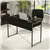 Black SteelFrame Office Desk