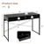 Black SteelFrame Office Desk