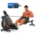 Magnetic Rowing Machine: 16 Levels, LCD, Seat, 350lb capacity