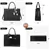 Women Tote Leather Bag fits 15.6-inch Laptop Handbag Detachable Clutch