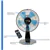 Rowenta VU2660 Turbo Silence Extreme Electronic Table Fan with Remote
