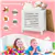 Wooden Toy Chest with Lid for Kids