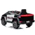 KidsVIP 12V Kids & Toddlers Future Police Ride On Car- Black