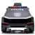 KidsVIP 12V Kids & Toddlers Future Police Ride On Car- Black