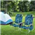 4-Pieces Backpack Beach Chair Collection - Navy