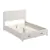Brantford Wood Queen Storage Panel Bed - Coastal White
