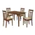 Robles 5-piece Rectangular Dining Table Set - Chestnut