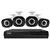 Defender Sentinel 4K UHD POE Wired NVR Security System with 4 Cameras