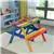 Patio 4 Seat Kids Picnic Table Set - Multicolor