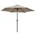 EasyGlide 10-Foot Crank Patio Umbrella - Tan