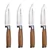 Schmidt Brothers Zebra Wood Steak Knives - 4-Pieces
