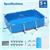 Outdoor Pool with Cover - Blue
