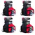 Stohlquist Fit Unisex Adult Life Jacket PFD - Pack of 4 (Red+Black)