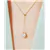18K Solid Gold Necklace with Pearl