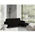 Urban Cali Hillsborough Sectional Sofa with Reversible Chaise in Black