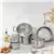 HENCKELS SYNERGY Cookware set 10 Piece with glass lid