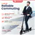 Gyrocopters Flash 5.0 Portable Electric Scooter with Seat , 30km/h