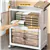5 Tier Stackable Storage Shelf Box with Wheels