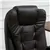 Ultimate Comfort Massage Reclining Office Chair with Footrest - Brown