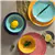 Colorful Ceramic Dinnerware Set of 12