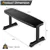 Flat Weight Bench for Heavy Lifting - Black