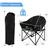 Padded Folding Camping Chair - Gray