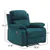 Fabric Recliner Chair, Manual Recliner with Padded Armrests