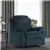 Fabric Recliner Chair, Manual Recliner with Padded Armrests