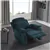 Fabric Recliner Chair, Manual Recliner with Padded Armrests