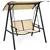 Patio Glider with Canopy - Beige