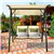 Patio Glider with Canopy - Beige