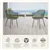 Patioflare Balcony Collection GRS Recycled Plastic Kana Bistro Set