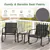 Balcony Rocker Duo - Black