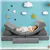 Convertible Kids Play Sofa Set with Zipper - Gray