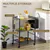 Elegant Space-Saving Ergonomic Dining Set + Free Serving Cart