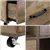 Wooden Lateral File Cabinet with Wheels, 2 Drawers and 2 Doors