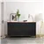 5 drawer dresser for bedroom with TV stand- Black with Wood Top