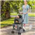 Dual Pet Stroller - Gray