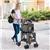 Dual Pet Stroller - Gray